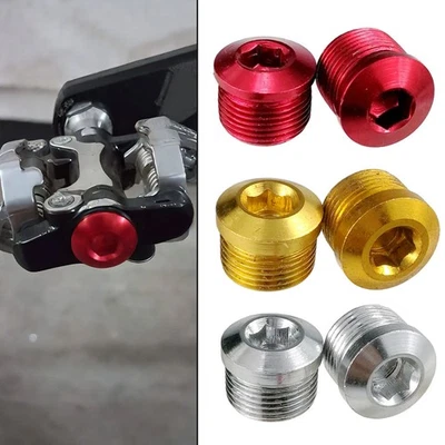 Tampa de pedal de rolamento de bicicleta liga de alumínio MTB pedal de estrada tampa à prova de poeira - Imagem 1 de 4