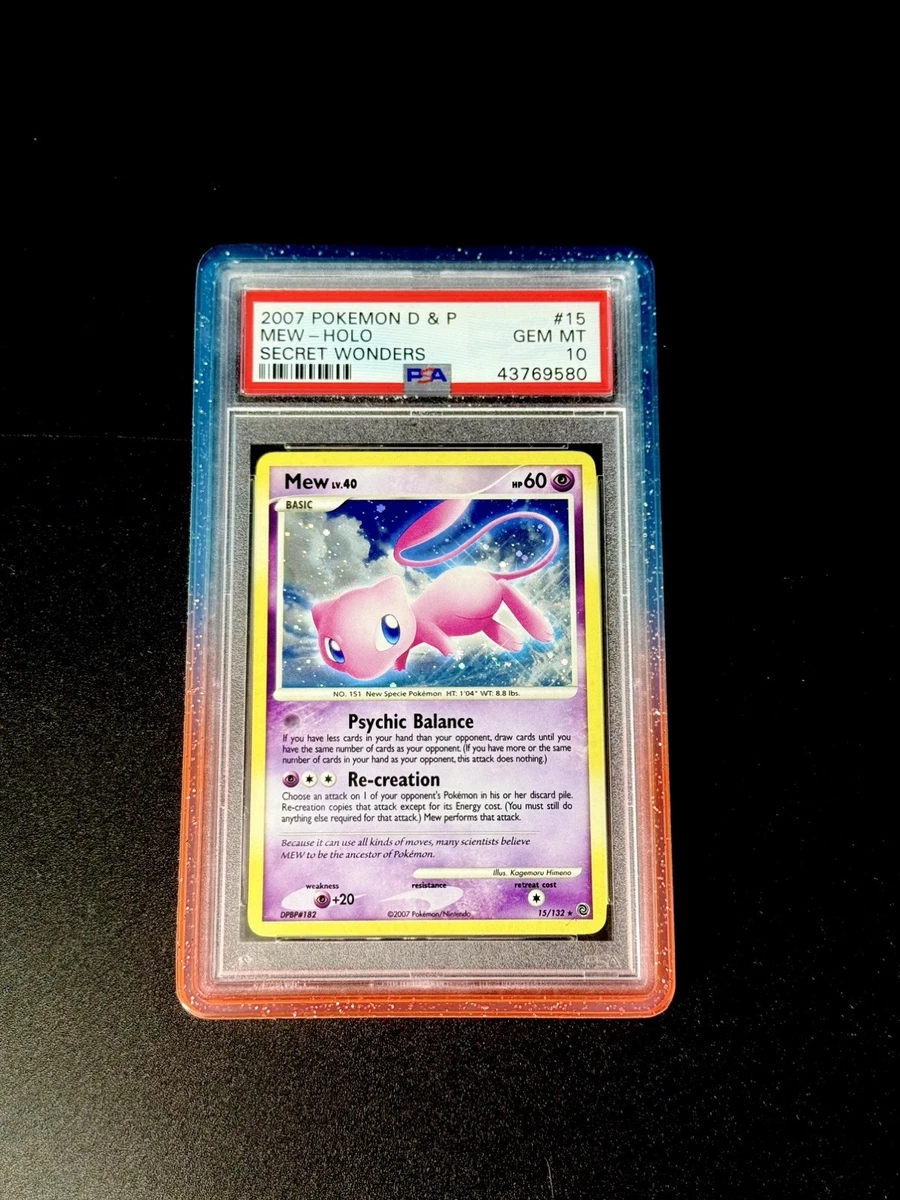 Mew Pokémon TCG Professional Sports Authenticator (PSA) Grade 10