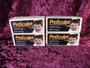 PROSCULPT BABY Profesional Escultor Arcilla Barras 4-1 Libra Johnson Original NUEVO - Imagen 1 de 3