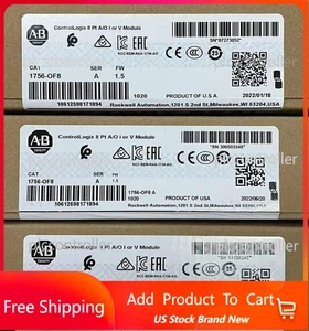 New Factory Sealed AB 1756-OF8 SER A ControlLogix 8 Pt PLC Output Module 1756OF8 - Picture 1 of 7