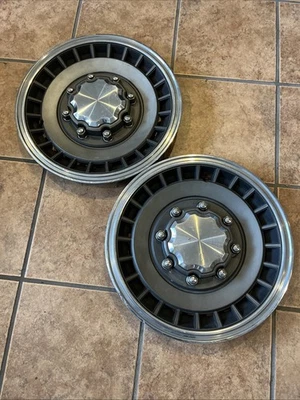 Par 2 Tapacubos Ford F250 F350 1980-1991 16" Tapacubos Cubiertas Rueda 1988 2x2 Delantero/Trasero Foto 1 de 4