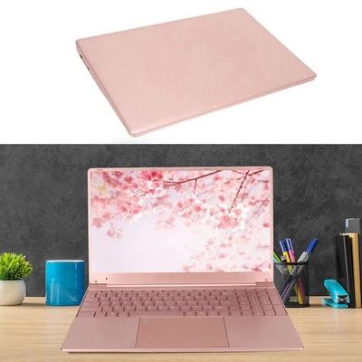 15.6in Laptop For Win11 For N5095 CPU Pink Laptop With Fingerprint Keypad Backli - Image 1 of 4