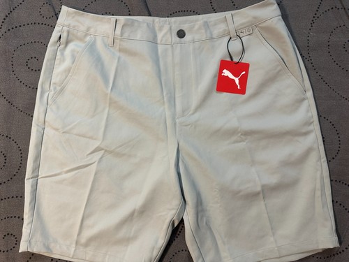 PUMA GOLF EL CAMINO CELL PANTALONCINO GRIGIO TAGLIA 38 UOMO NUOVO CON ETICHETTE $65 00