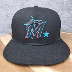 Miami Marlins Mütze Cap Fitted Herren 7 1/4 Mesh Trucker schwarz 2022 MLB All-Star Game - Bild 1 von 8