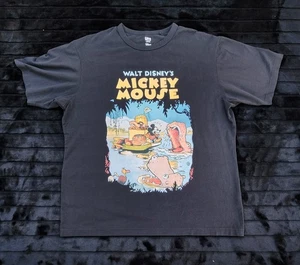 Walt Disney's Mickey Mouse Classic Cartoon Shirt Adult Large Short Sleeve - Picture 1 of 6