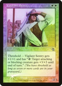 MTG FOIL Vigilant Sentry  - Judgment #033 - Picture 1 of 1