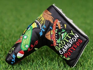 Scotty Cameron 2013 Cinco de Mayo DIENTE DORADO "SOMBRERO" Hoja Negra Cubierta - Imagen 1 de 4