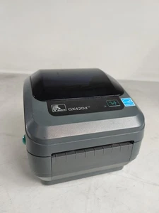 Impresora de etiquetas térmica directa de escritorio Zebra GX420D GX-420D serie USB - Imagen 1 de 8
