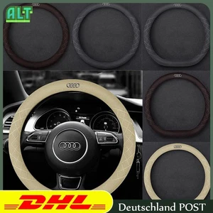 Audi Lenkradschoner Lenkrad Bezug Schoner Hülle Kunstpelz Lenkradabdeckung - Bild 1 von 16