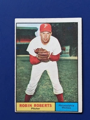 1961 Topps - Robin Roberts HOF #20 - Philadelphia Phillies VGEX - Image 1 of 3