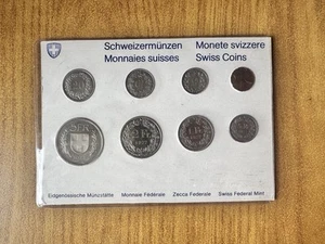 Pack Coin Set Series 8 Coins Switzerland FDC Year: 1977 Q2 - Picture 1 of 2