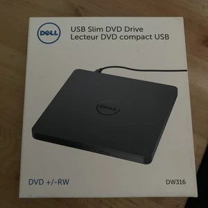 Lecteur DVD Dell USB Slim Lecteur DVD compact USB - Photo 1/3