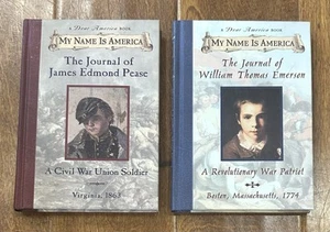 Set Of 2 My Name Is America Books - Imagen 1 de 6
