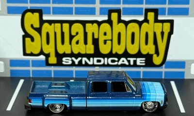 Специальный M2 машины 1973 Chevrolet Cheyenne Super 30 двойной синий MJS04 3D смолы - Изображение 1 из 4