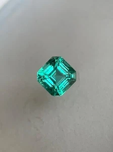 Natural Emerald/ Square Emerald/ Zambian Emerald/ Loose Emerald/ May Birthstone - Picture 1 of 5
