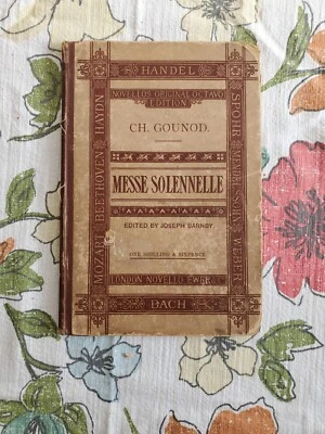 V Messe Solennelle Santa Cecilia Música Coral Charles Gounod Barnby Novello  Foto 1 de 2