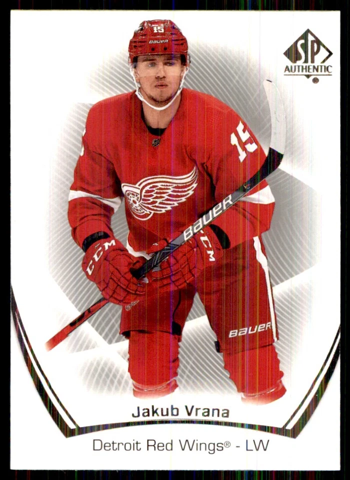 2021-22 SP Authentic Jakub Vrana Detroit Red Wings #13 - Image 1 of 2