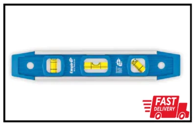 9 in. Torpedo Level Empire, frascos de impacto, borde magnético, marco de aluminio 587-24 Foto 1 de 3