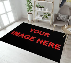 Custom rug, custom sneaker rug, custom anime rug, personalized rug - Picture 1 of 10