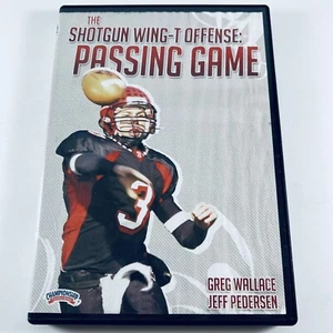 Championship Productions Football DVD Shotgun Wing-T Offense Passing Game Greg - Foto 1 di 7