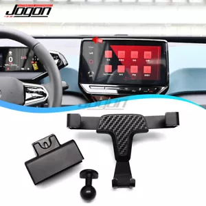 For VW ID4 ID.4 2021 2022 Dashboard Mount Gravity Phone Holder ABS Carbon Look - Picture 1 of 9