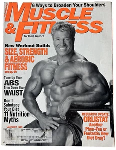 Joe Weider’s Muscle And Fitness Magazine January 1998 Gunter Schlierkamp Cover - Picture 1 of 7
