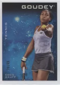 2021 Upper Deck Goodwin Champions Goudey Cosmic Coco Gauff 70/99 - Picture 1 of 2