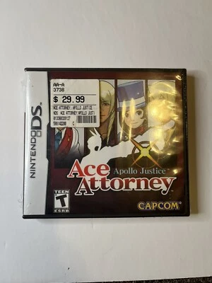Apollo Justice: Ace Attorney (Nintendo DS) Lite DSi XL 3DS NEW & Sealed - Image 1 of 2