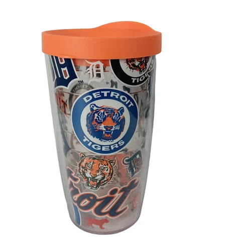Tervis Detroit Tigers 16oz. Emblem Classic Tumbler CUP MLB Hot or Cold 2015 Cover