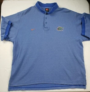 Nike University of Florida Gators Men's SS Blue Polo Shirt Size XL / Extra Large - Picture 1 of 10