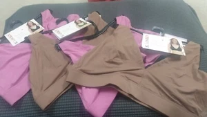 Lot of 4 Sz 2XL Women's Bralette Joyspun Wireless Unlined PlungeV Neckline New - Picture 1 of 11