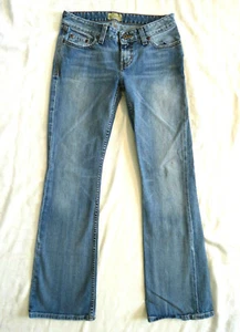 BKE THE BUCKLE ELEMENT 19 Stretch FLARE Boot Distressed Blue JEANS 27 x 30 1/2 - Bild 1 von 6