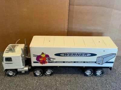 Vintage Nylint GMC COE Werner Semi, White, NICE! - Image 1 of 4