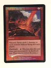 Volcanic Spray MP Foil Odyssey MTG