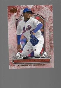 Mets⚾ Pedro Martinez, UD A Piece of History, Red, Numbered 042/149 - Picture 1 of 2