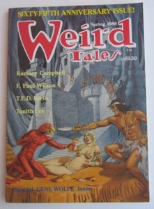 65th Anniversary Issue of Weird Tales 290 Spring 1988 - Gene Wolfe Tanith Lee - Bild 1 von 1