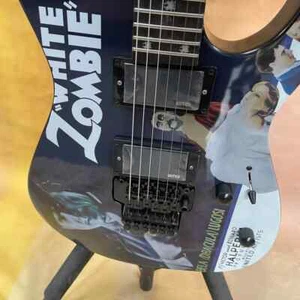 High Quality Discount Electric Guitar with White Zombie Graphic, Black Hardware - Picture 1 of 8