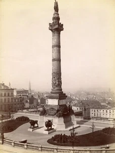 Albumen 317 Belgium Brussels Bruxelles La Colonne du Congres ND Phot - Picture 1 of 1