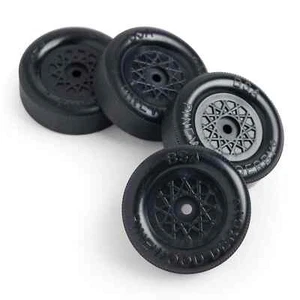 Ruedas de velocidad oficiales BSA ligeramente tornadas Pinewood Pro - Juego de 4 - Imagen 1 de 6