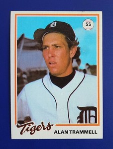 Alan Trammell ROOKIE 1978 Topps Burger King #15 Tigers Rare RC HOF *GWCARDS*
