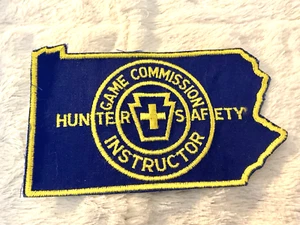 Patch Istruttore Istruzione Primo Cacciatore Commissione Gioco Pennsylvania Vintage NUOVA - Foto 1 di 2