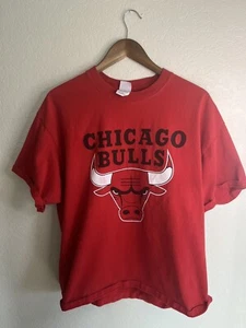 Vintage 90s Chicago Bulls Michael Jordan T Shirt Size XL - Picture 1 of 12