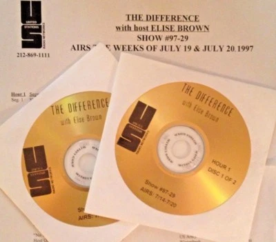 RADIO SHOW:DIFFERENCE w/ELISE BROWN 7/19/97 BOB MARLEY,JIMI HENDRIX, DAVID BOWIE - Image 1 of 2