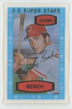 1975 Kellogg's Johnny Bench #7 Low Grade Cracked Cincinnati Reds