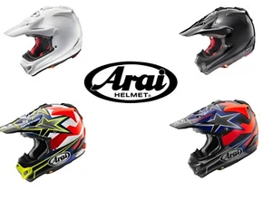 ARAI HELM MX-V SCHWARZ WEISS STERNE UND STREIFEN DUNKEL - Bild 1 von 9