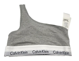 Calvin Klein Bralette Bra Women Small Single Strap Grey Size S - Picture 1 of 7