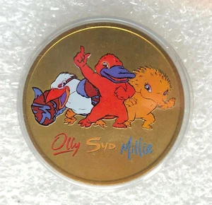 Olympische Medaille - Sydney 2000 - Maskottchen - Bild 1 von 2