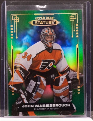 JOHN VANBIESBROUCK 2021-22 Upper Deck Stature Excellence Green /149 #78 - Image 1 of 2
