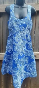 Plenty By Tracy Reese Blue Floral A Line Dress Size 4 - Picture 1 of 10