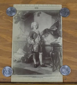 c1890 ALBUMEN PHOTOGRAPH by J.Kuhn/LOUIS/DAUPHIN OF FRANCE/SON OF KING LOUIS XIV - Picture 1 of 1